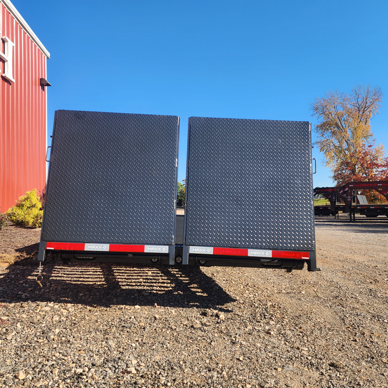 Maxx-D EHX8320 15.4K Equipment Trailer 83"x18'+4' - Gray, MR, Spare - Image 11