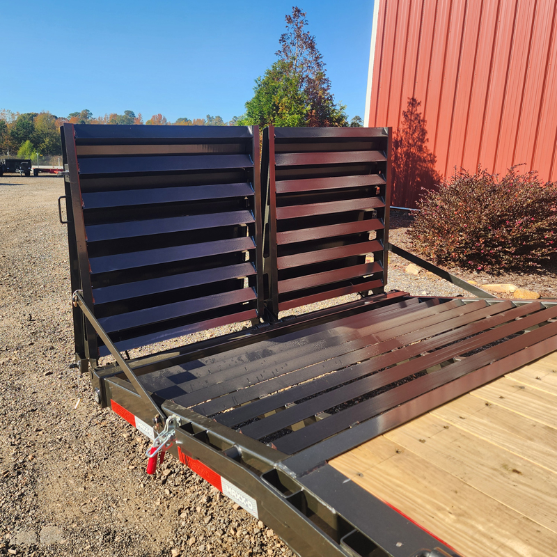 Maxx-D EHX8320 15.4K Equipment Trailer 83"x18'+4' - Gray, MR, Spare - Image 12