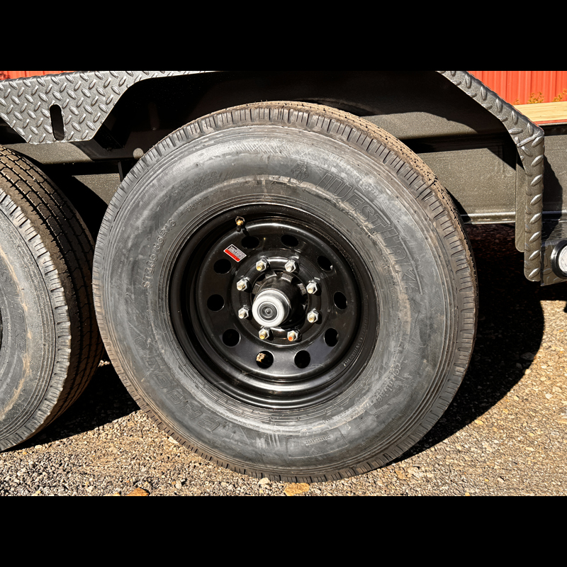 Maxx-D EHX8320 15.4K Equipment Trailer 83"x18'+4' - Gray, MR, Spare - Image 15