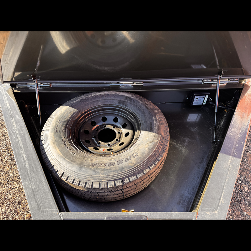 Maxx-D EHX8320 15.4K Equipment Trailer 83"x18'+4' - Gray, MR, Spare - Image 16