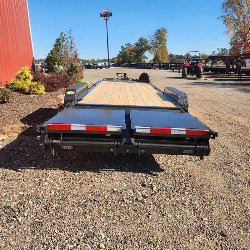 Maxx-D EHX8320 15.4K Equipment Trailer 83"x18'+4' - Gray, MR, Spare - Image 7