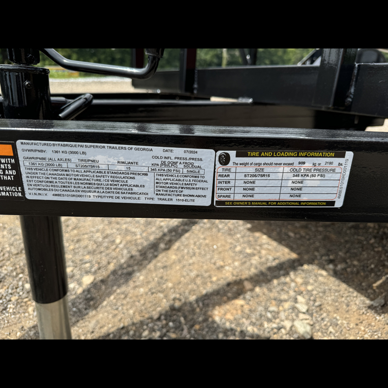 2026 Superior 5x10 Elite Utility Trailer with Spring Assist - Image 17