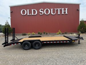 Big Tex Equipment Trailer 14EH 20ft with Knee-Ramps