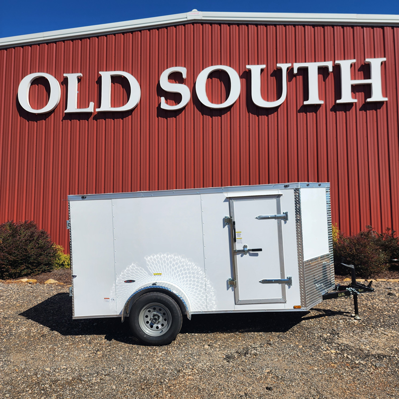 Cynergy Cargo 5x10 Basic single axle enclosed cargo trailer with V-nose